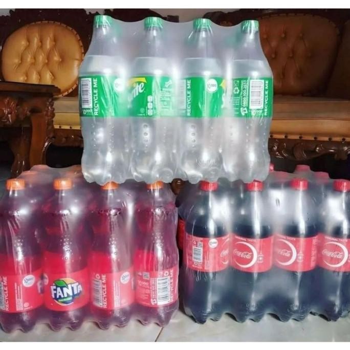 

Fanta / Coca-Cola / Sprite 1Liter 1000Ml (1 Lusin 12 Botol) Soft Drink