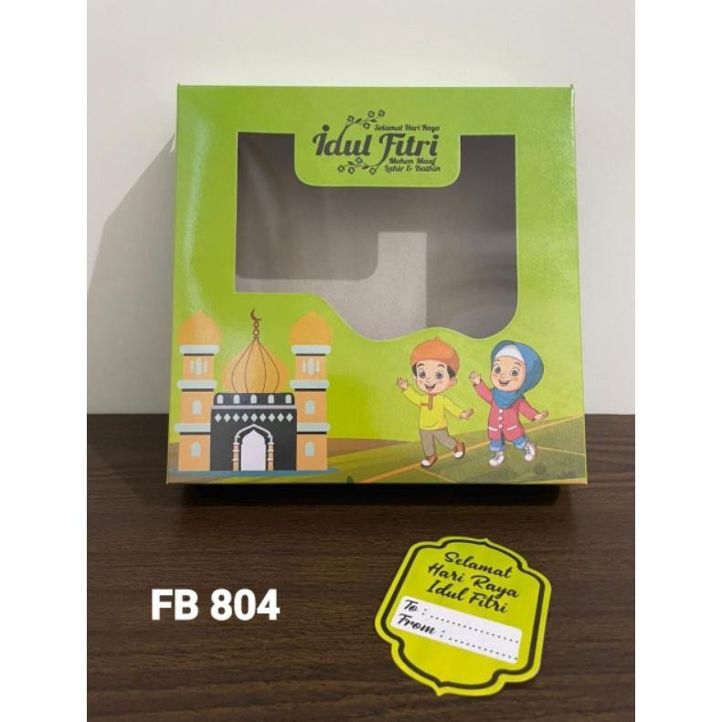 

FB 704 kardus dus box lebaran idul fitri 4 toples 250 gr