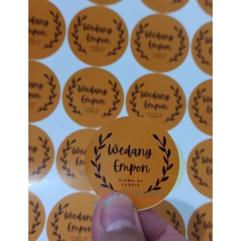 

PJ24 h-4 STICKER LABEL MAKANAN/MINUMAN TANPA MINIMAL ORDER DESAIN SENDIRI MURAH Sale Sale