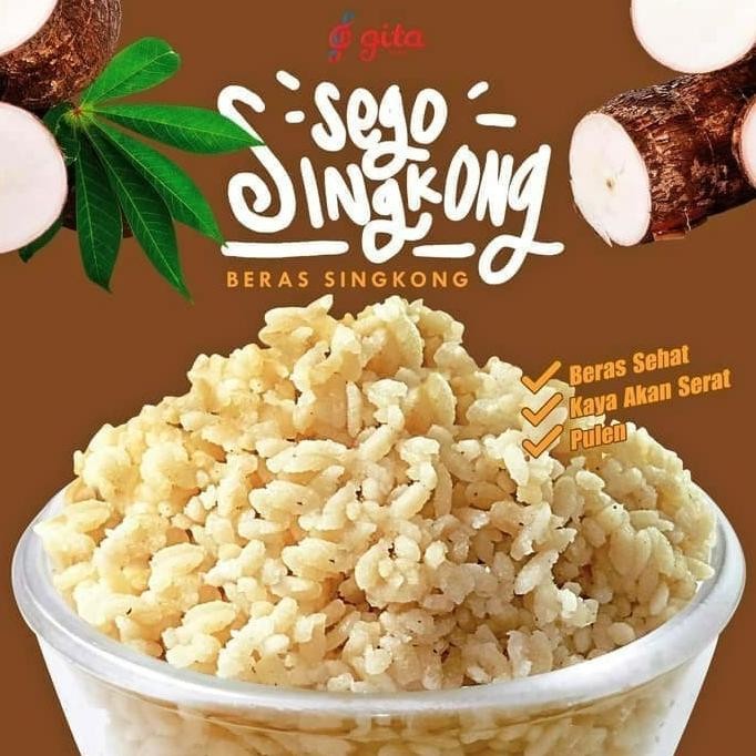 

Sego Singkong 700 gr - Beras Singkong 700gr nUg