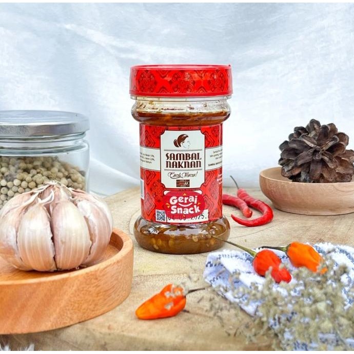 

Naknan Sambal Bawang Level 3 (Pedas) Enak Tenan (140gr) nUg