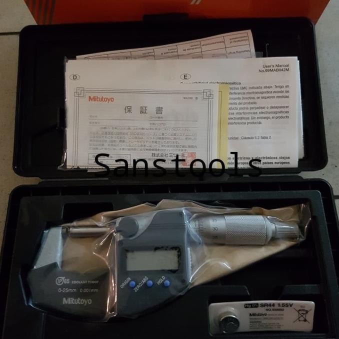 Mitutoyo 293-230-30 digital outside micrometer 0-25mm mikrometer Japan