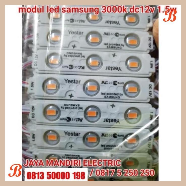 [JME] MODUL LED SAMSUNG 1.5W 12V BENING 5630 3000K MODULE SIGN BOARD REKLAME