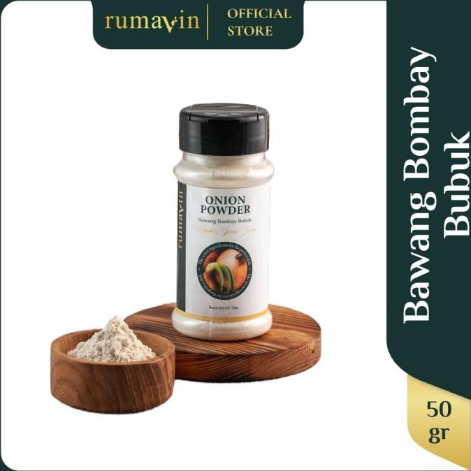 

Rumavin - Premium Rempah Onion Powder / Bawang Bombay Bubuk Botol 50gr nUg