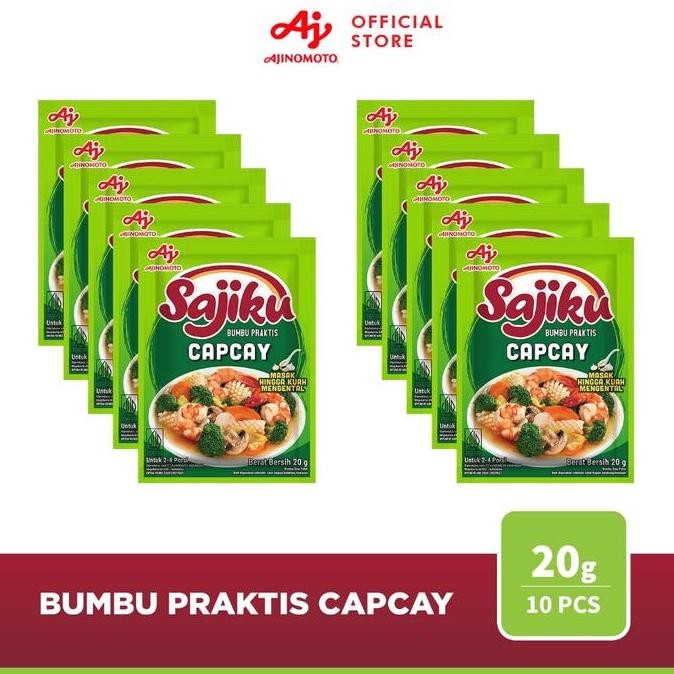

SAJIKU Bumbu Praktis Capcay 20gr (10 pcs) nUg
