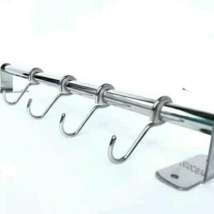 Gantungan Dapur Subron / gantungan panci panjang 40 cm susu 304