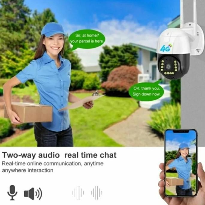 Murah Camera Outdoor 4G Sim Card Cctv Wireless Waterproof Ptz Cctv
