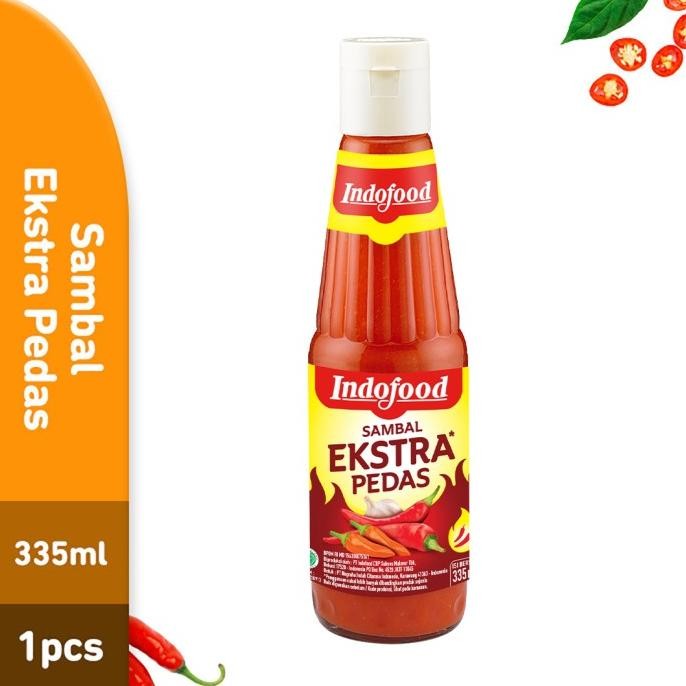 

Sambal Indofood Ekstra Pedas Pet 335 ML nUg