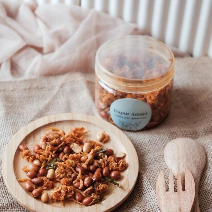 

snack murah Teri kacang balado homemade DAPUR AMARI