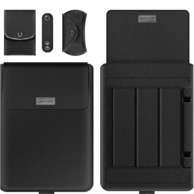 ASLI TAS LAPTOP 13-14 INCH CASE STAND SLEEVE KULIT MACBOOL RETINA AIR LC-05