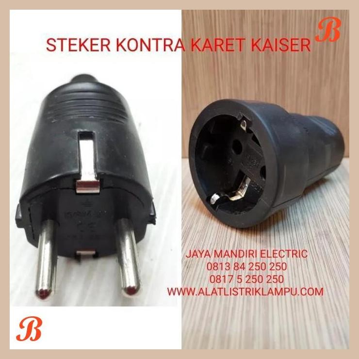 [JME] STEKER KONTRA KAISER KARET COLOKAN STOP KONTAK STOPKONTAK MALE FEMALE