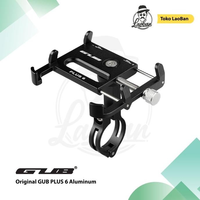 ASLI PHONE HOLDER GUB PLUS 6 ORIGINAL - HOLDER HP MOTOR HOLDER HP SEPEDA