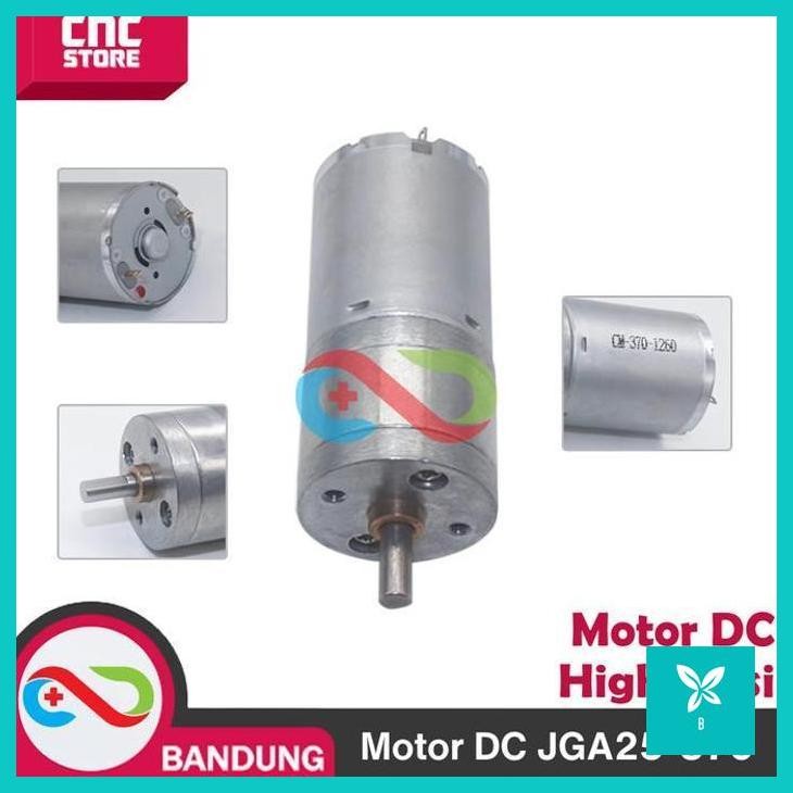 | CNS | MOTOR DC GEARBOX JGA25-370 DC REDUCTION MOTOR HIGH SPEED 12V JGA25 370