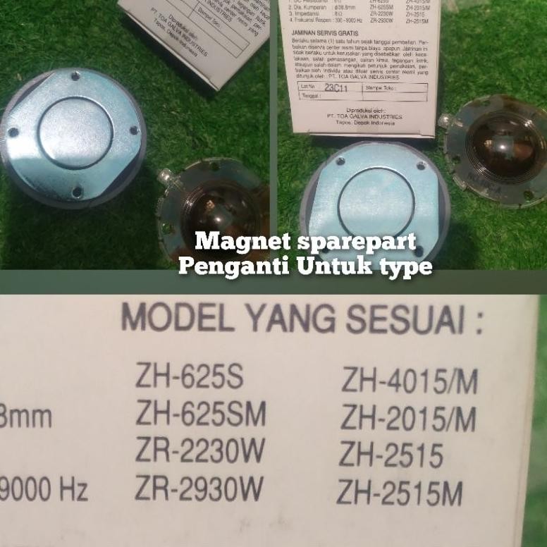 Magnet sparepart corong speaker ZH625ZH4015 ZH2015 ZH2515