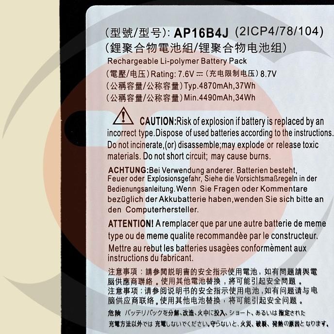 Baterai Untuk Acer Aspire Switch Alpha 12 Sa5-271 Sw512-52-363J Sw512-52P-79Qg A54Qb6 Sw713-51Gnp-84