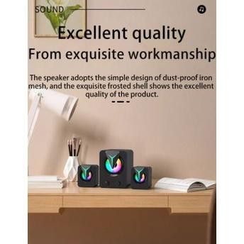 Speaker Komputer Gaming RGB Speaker PC EYE FT-Q9 Speaker RGB FT-25-1 Speaker Gaming PC Speaker PC Ga