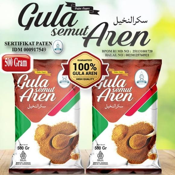 

Gula Aren Bubuk Semut Asli Murni 100% Organik Palm Sugar 500 gr Bpom nUg