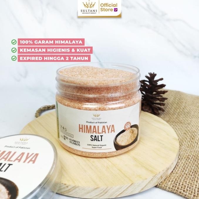 

Garam Himalaya 500 gram Halus - Premium Organic Original 100% nUg