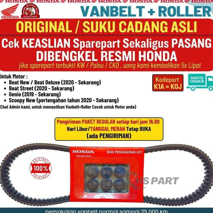 ready  Vanbelt Genio Ori , Vanbelt Genio KOJ , Vanbelt Beat Duluxe Original , Vanbelt Beat Dulux , V