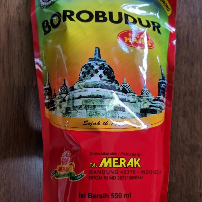 

Kecap Borobudur Manis 550ml Kemasan Pouch Bukan Kecap Bango nUg