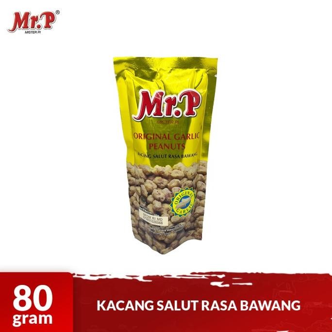 

MR. P Kacang Panggang Varian Rasa Garlic Kemasan 80gr nUg