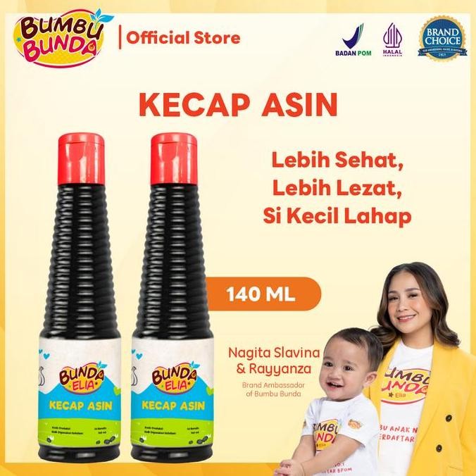 

Bumbu Bunda Elia Kecap Asin Non MSG Non Pengawet 150 ml nUg