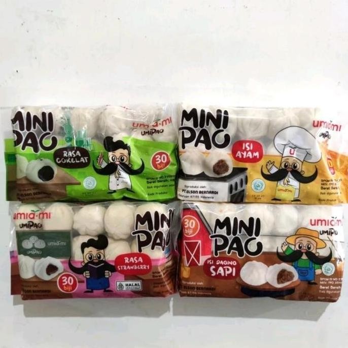 

Umiami Minipao/bakpao mini isi 30pcs Coklat Sapi Camilan Manis Chocolate Food Makanan Stroberi Ayam Cokelat nUg