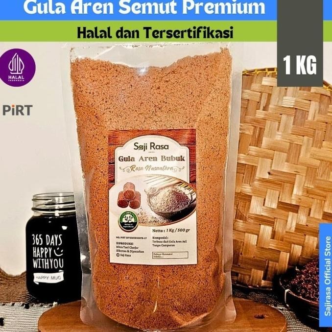 

1000/ 1KG PREMIUM GULA AREN BUBUK ORGANIK 1KG - PALM SUGAR 1000 GRAM -GULA SEMUT nUg