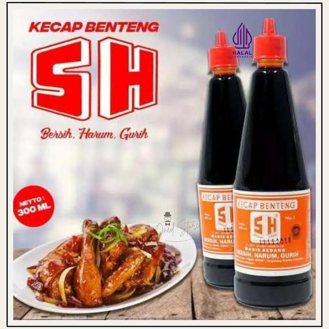 

Kecap Benteng Botol Plastik ukuran 300ml Hitam Kedelai nUg
