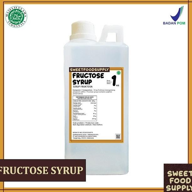 

Gula Cair Fructose 1kg SweetFoodSupply nUg