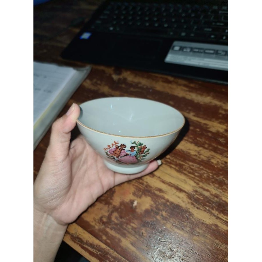 Mangkok Soto Motif Nyonya Skm / Mangkok Soto Nyonya