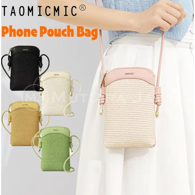 Nevarastore- Taomicmic Tas Selempang Wanita Pouch Handphone Dompet Hp Mini Phone Bag