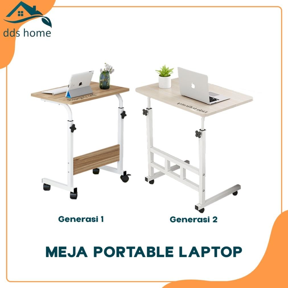 

[DDS HOME] MEJA LAPTOP PORTABLE STAND MINIMALIS SERBAGUNA MEJA LIPAT RODA ADJUSTABLE HEIGHT STANDING DESK