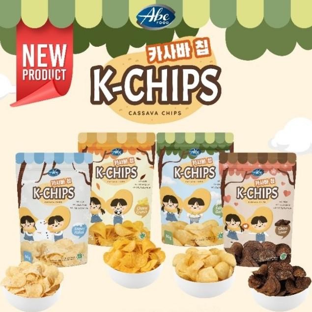 

Abe Food K-Chips/ Snack Anak/ Cemilan Sehat/ Keripik Singkong No MSG nUg
