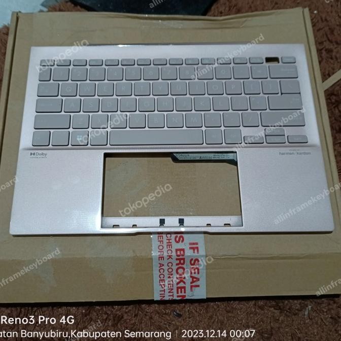 Frame+Keyboard Asus Zenbook S 13 Flip Oled Up5302 Zenbook S13 Oled Um5 New Stok