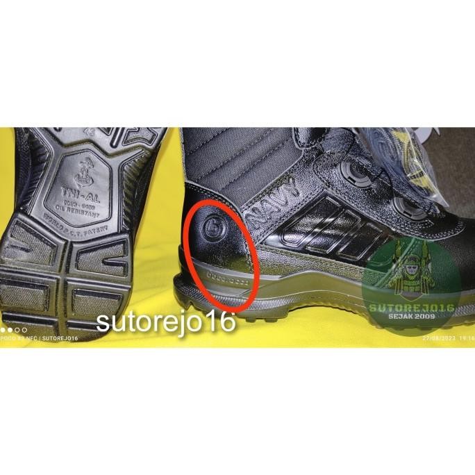 sepatu tali putar pdl Bocorocco navy tni al tahun 2023