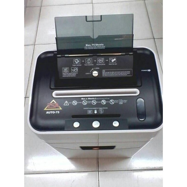 Mesin Penghancur Kertas ZSA AUTO 75