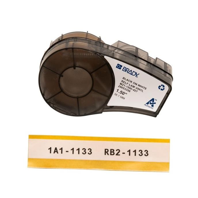 

Brady M21-1500-427 self laminating vinyl/label brady M21-1500-427