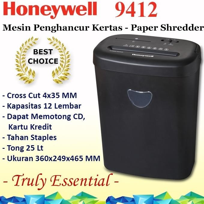 Mesin Penghancur Kertas HONEYWELL 9412
