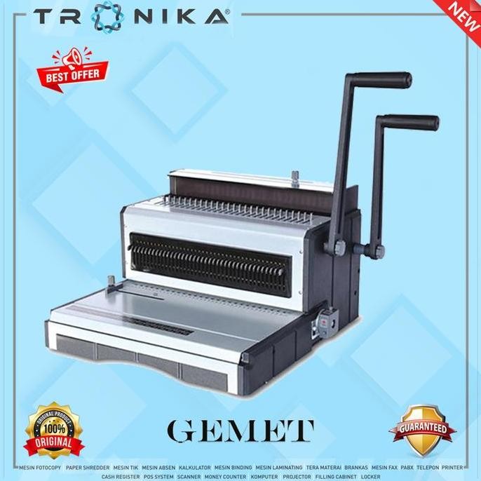 

MESIN JILID KERTAS | GEMET 200FO | ORIGINAL | GARANSI RESMI