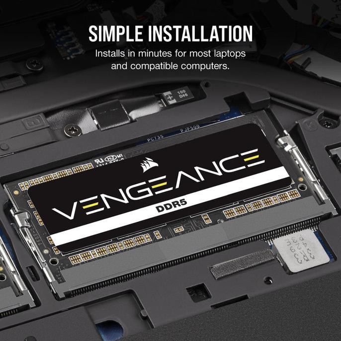 Memory Ram Corsair Vengeance Ddr5 16Gb 4800Mhz Sodimm - Ddr5 16Gb New Stok