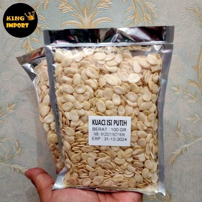 

Murah Kwaci Kuaci Putih Kupas Matang Biji Isian Mooncake 250Gr