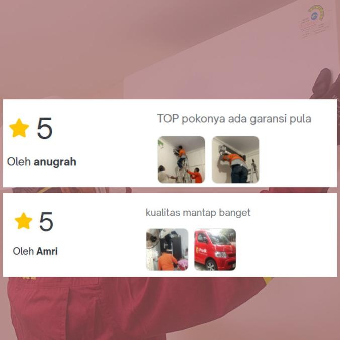 Murah Pasang Ac Split Rumahan | 1/2 Pk Hingga 2 Pk