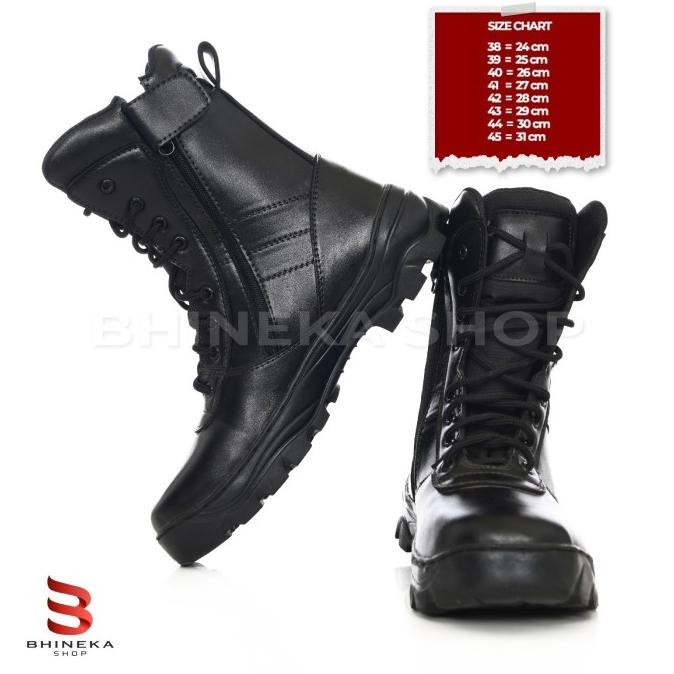 sepatu pdl tactical full kulit sepatu pdl tni polri satpam satpol pp