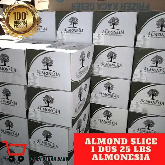 

Promo Almond Slice Almonesia 500 G / 1 Kg Asli 100% | Almonesia