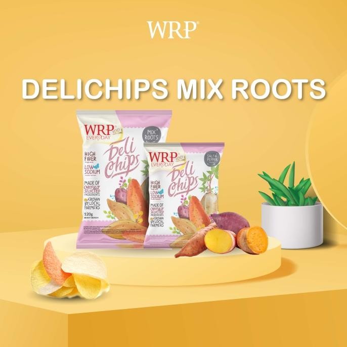 

Murah Wrp Delichips Mix Root Family Pack 4 X 120G - Camilan Sehat