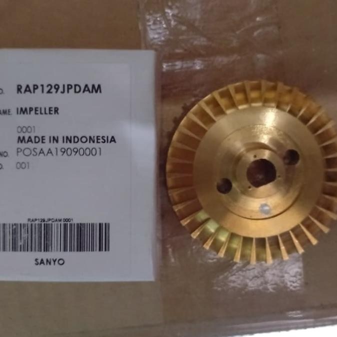 Spare part pompa air sanyo Impeller PWH 138C