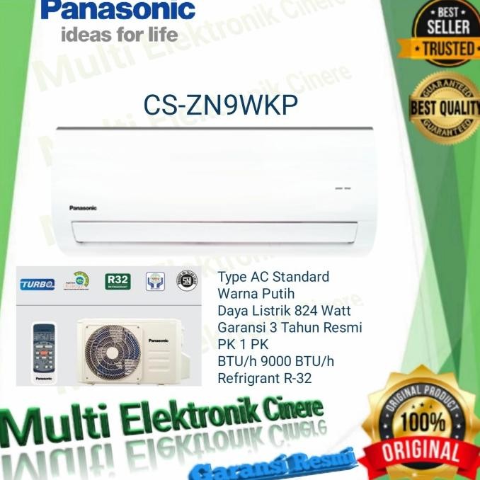 Grosir Ac Panasonic Cs-Zn9Wkp Ac Split 1 Pk Standard