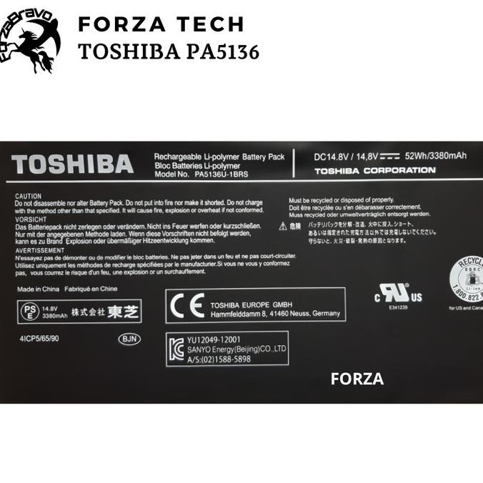 Baterai Toshiba Dynabook R634 R634/K R634/M R634 Pa5136 New Ber New Stok