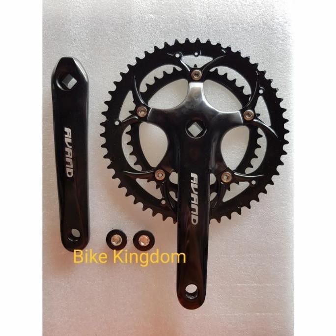 CRANK / CRANKSET /GEAR SEPEDA BALAP ROADBIKE AVAND | ALLOY